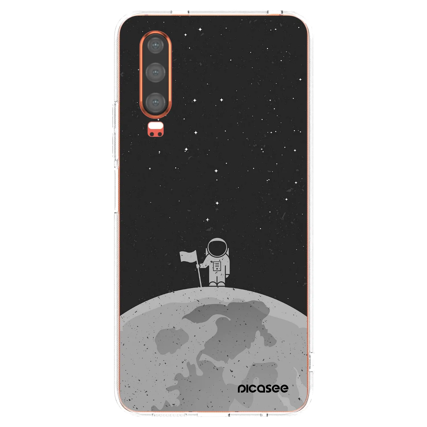 Picasee husă transparentă din silicon pentru Huawei P30 - Astronaut