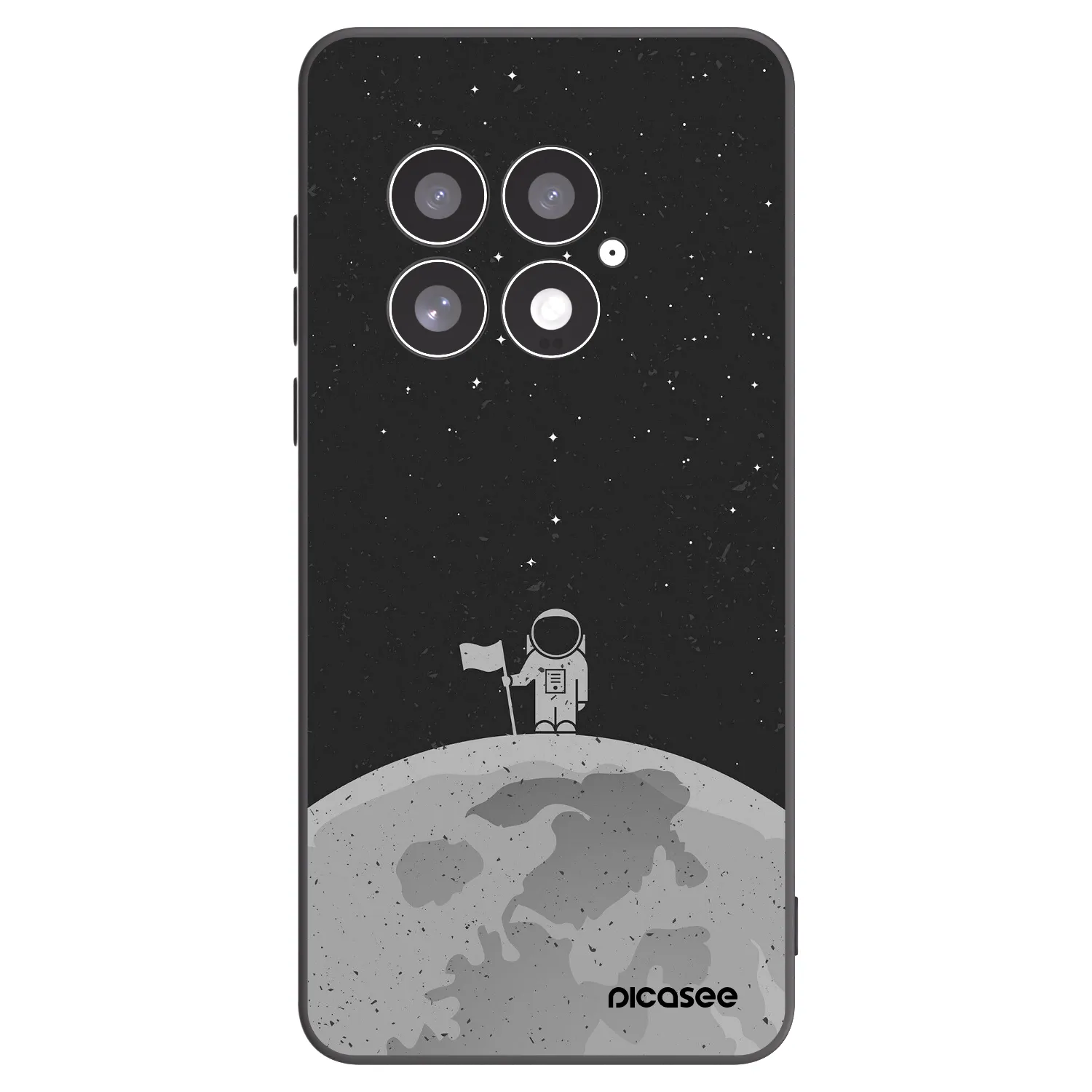 Picasee husă neagră din silicon pentru OnePlus 13 5G - Astronaut