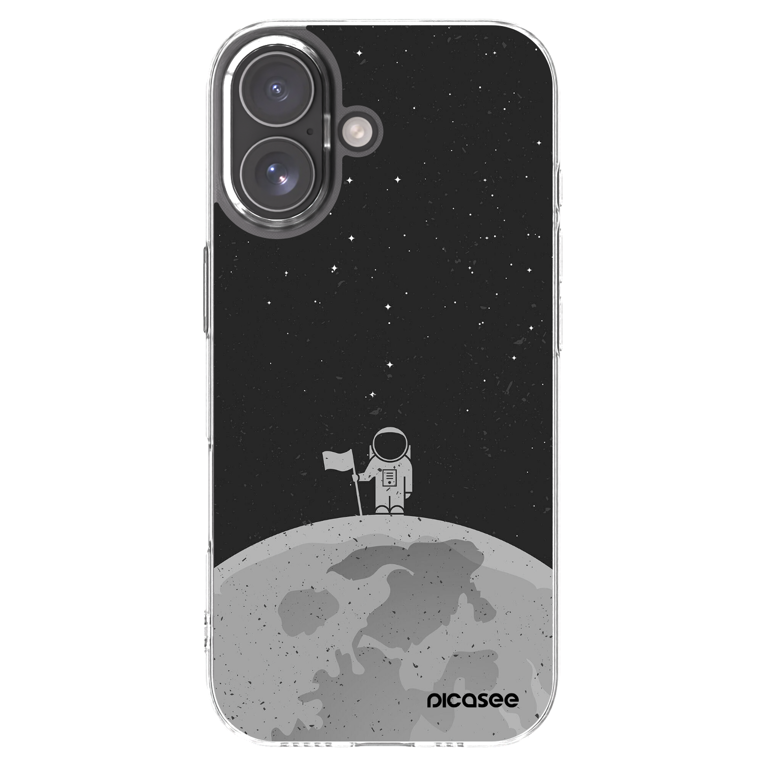 Picasee husă transparentă din silicon pentru Apple iPhone 17 - Astronaut