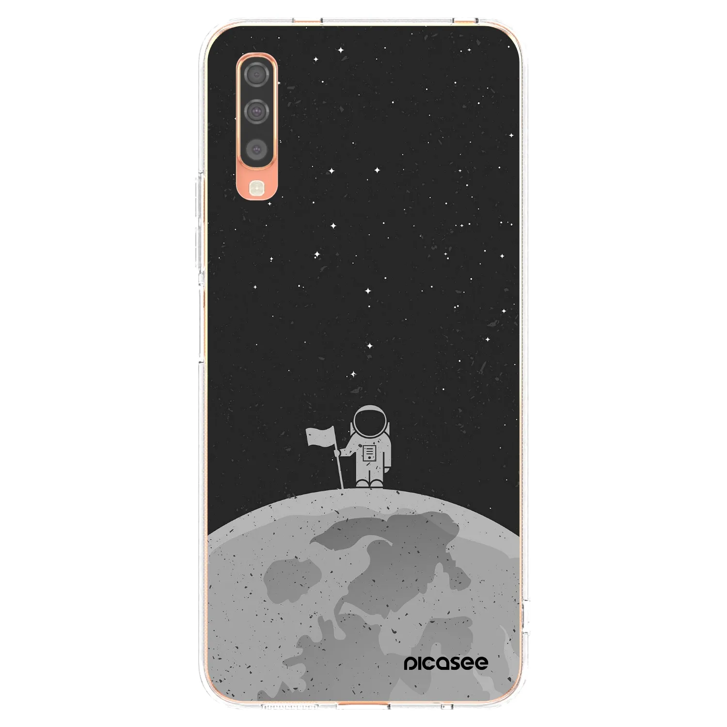 Picasee husă transparentă din silicon pentru Samsung Galaxy A70 A705F - Astronaut