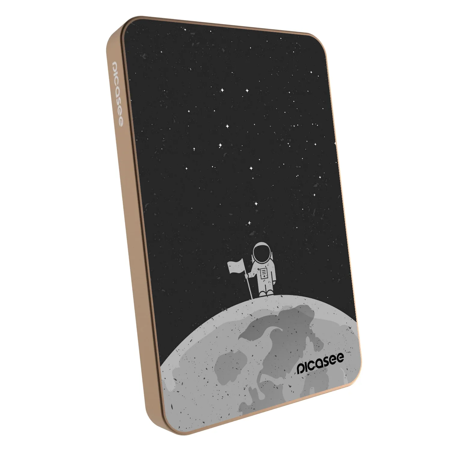 Picasee Powerbank cu MagSafe 5 000 mAh De aur - Astronaut