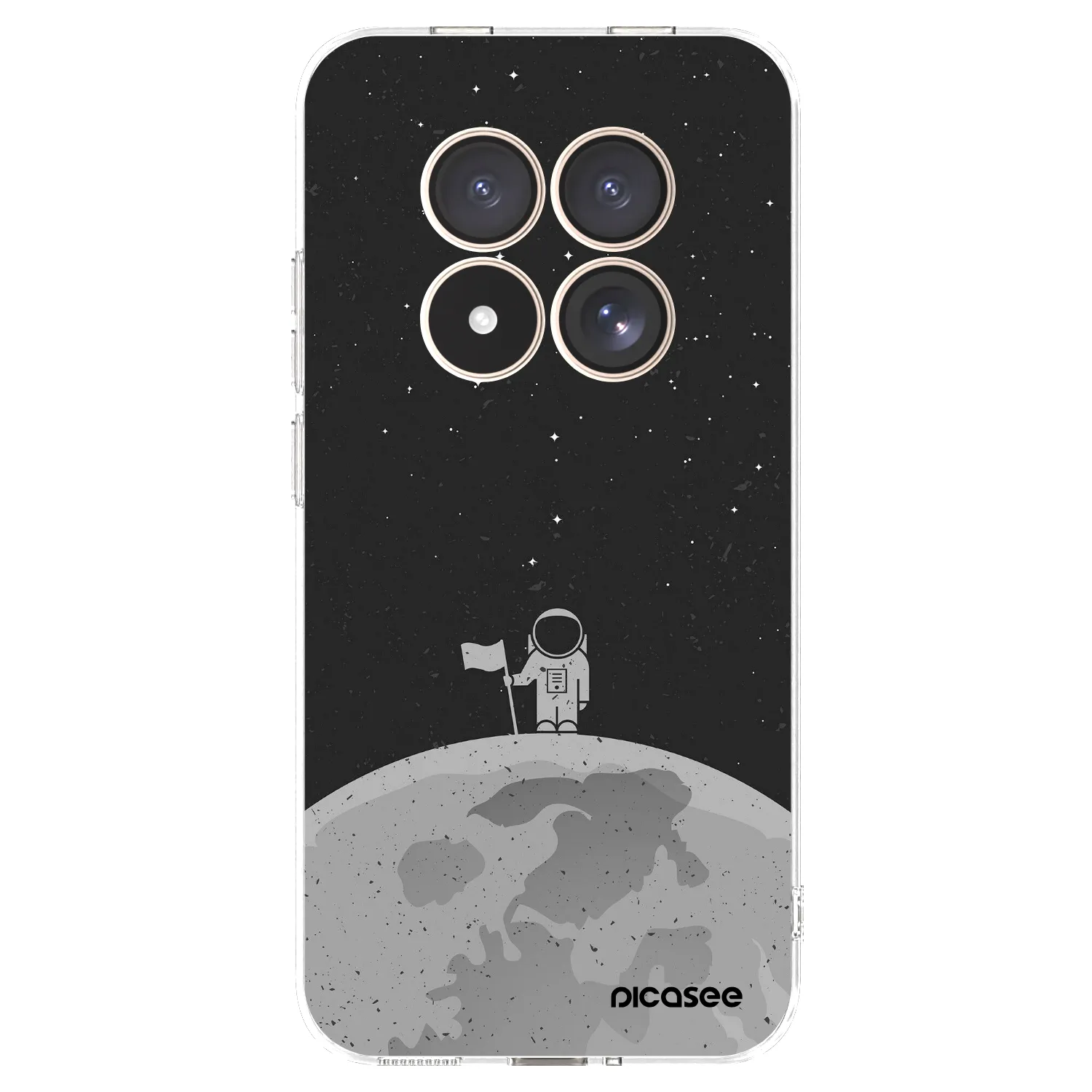 Picasee husă transparentă din silicon pentru Xiaomi Redmi Note 15 Pro 4G - Astronaut