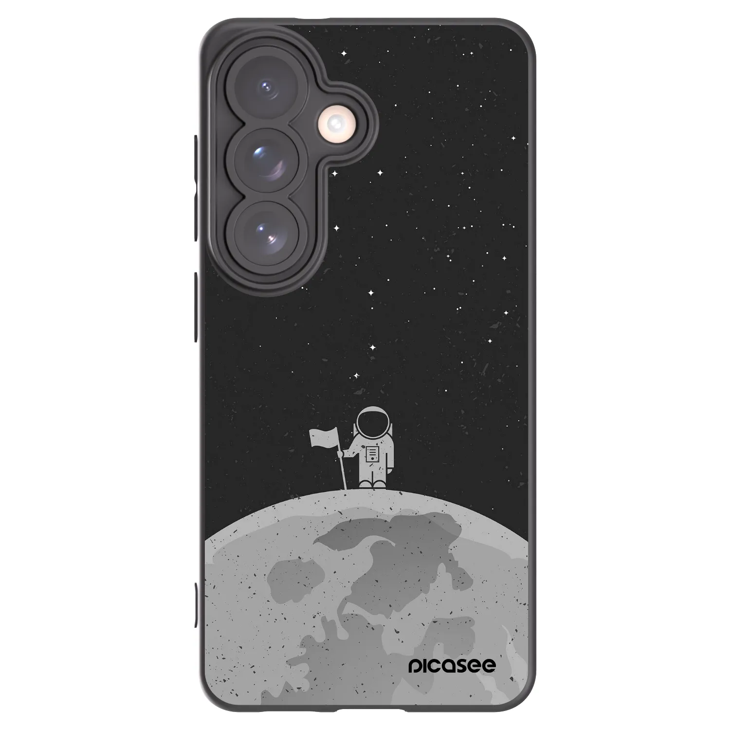 Picasee husă neagră din silicon pentru Samsung Galaxy S26 - Astronaut
