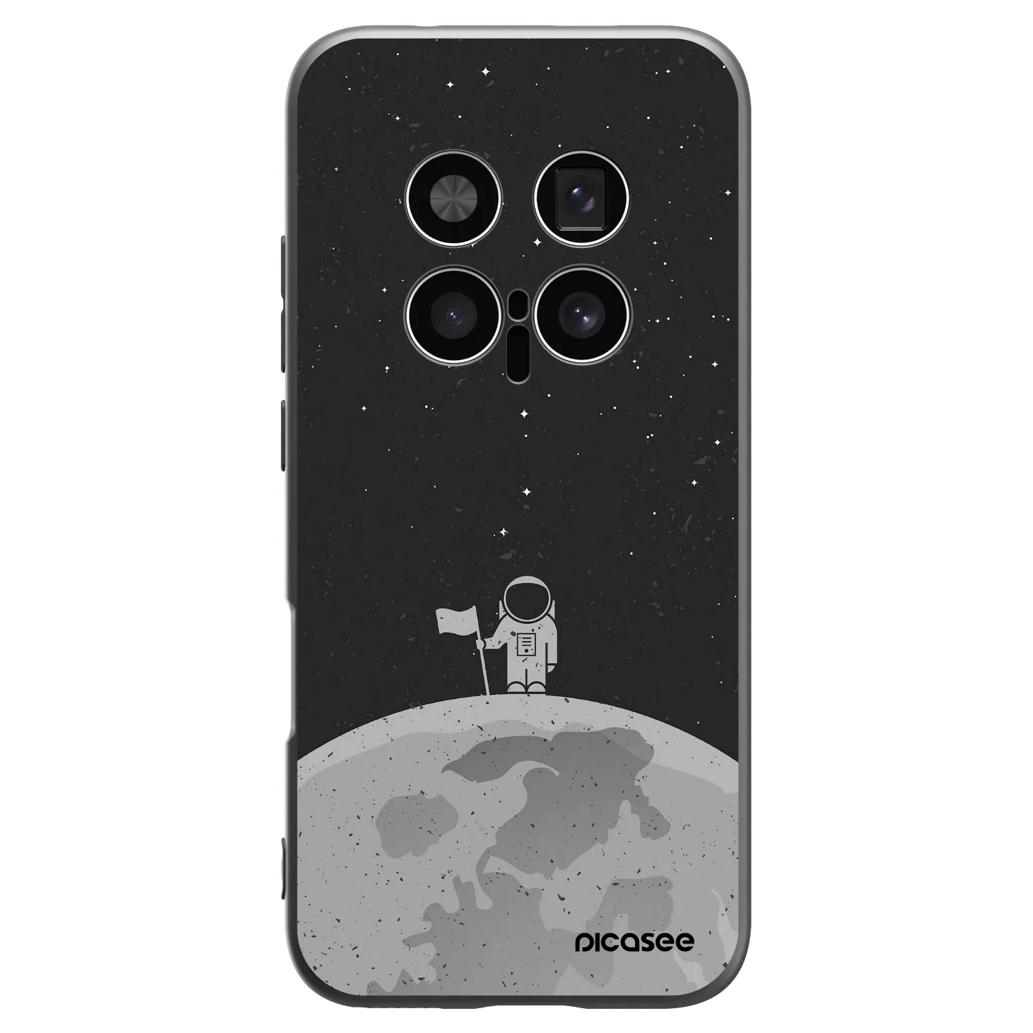 Picasee husă neagră din silicon pentru Honor Magic8 Pro 5G - Astronaut