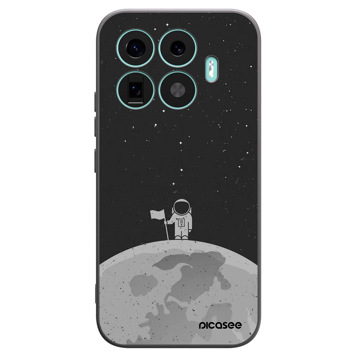 Picasee husă neagră din silicon pentru Xiaomi 17T - Astronaut