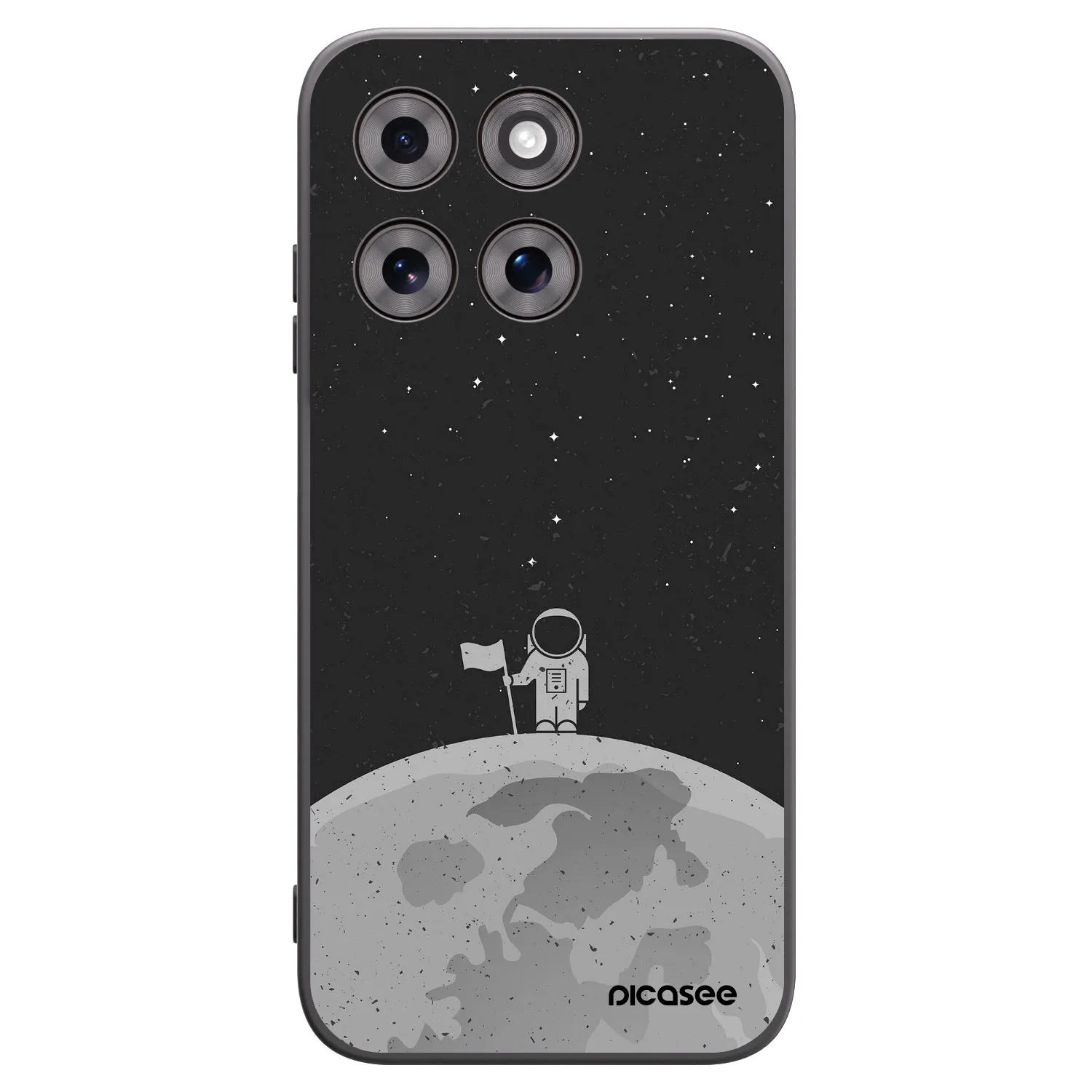 Picasee husă neagră din silicon pentru Motorola Moto G77 - Astronaut
