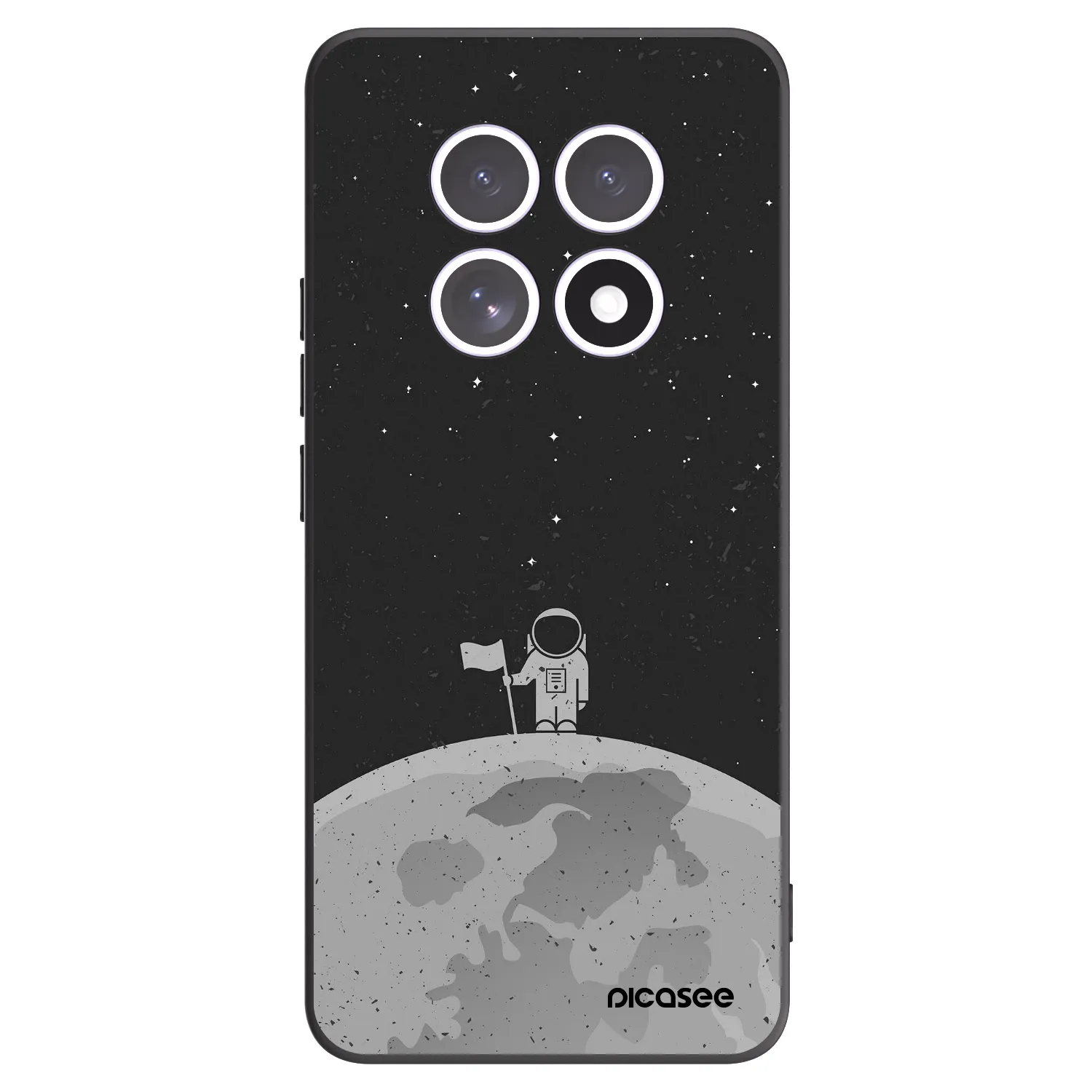 Picasee husă neagră din silicon pentru Xiaomi Redmi Note 15 5G - Astronaut