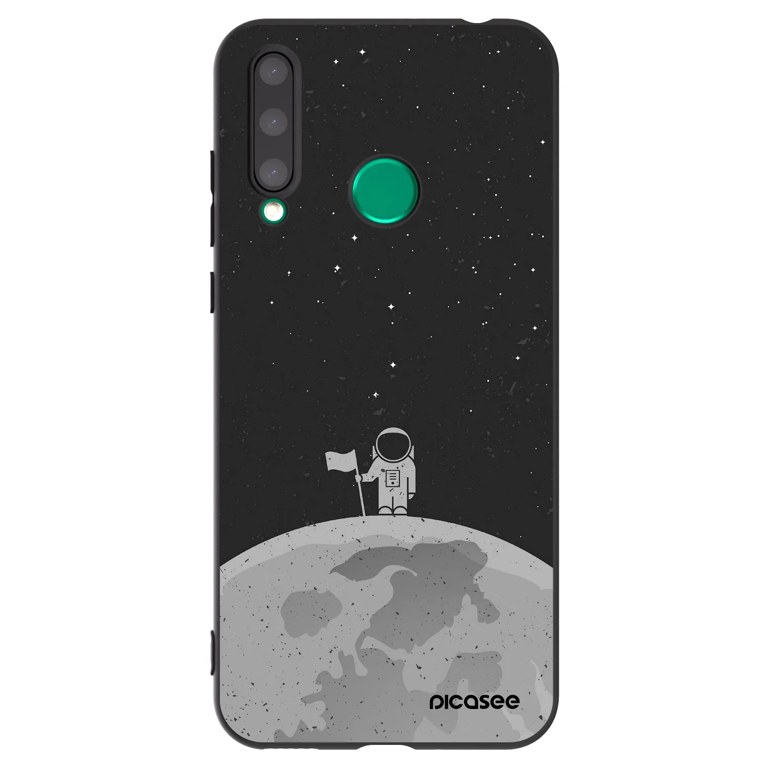 Picasee husă neagră din silicon pentru Honor 20 Lite - Astronaut