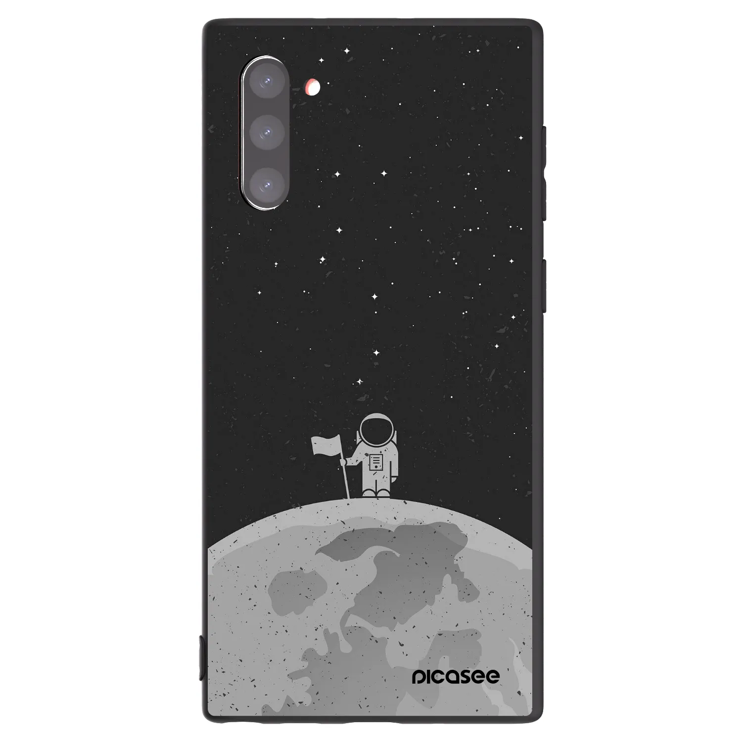 Picasee husă neagră din silicon pentru Samsung Galaxy Note 10 N970F - Astronaut