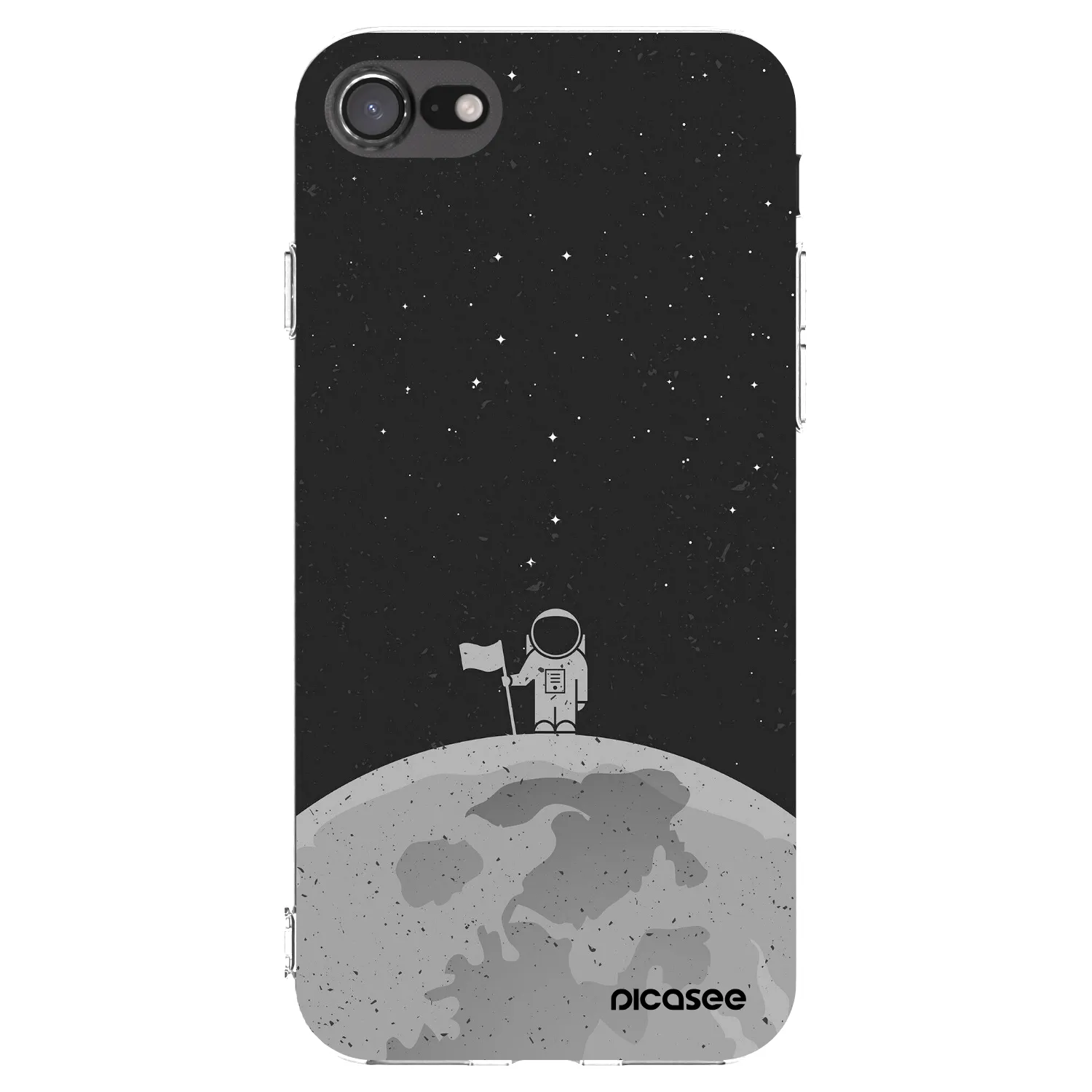 Picasee husă transparentă din silicon pentru Apple iPhone 8 - Astronaut