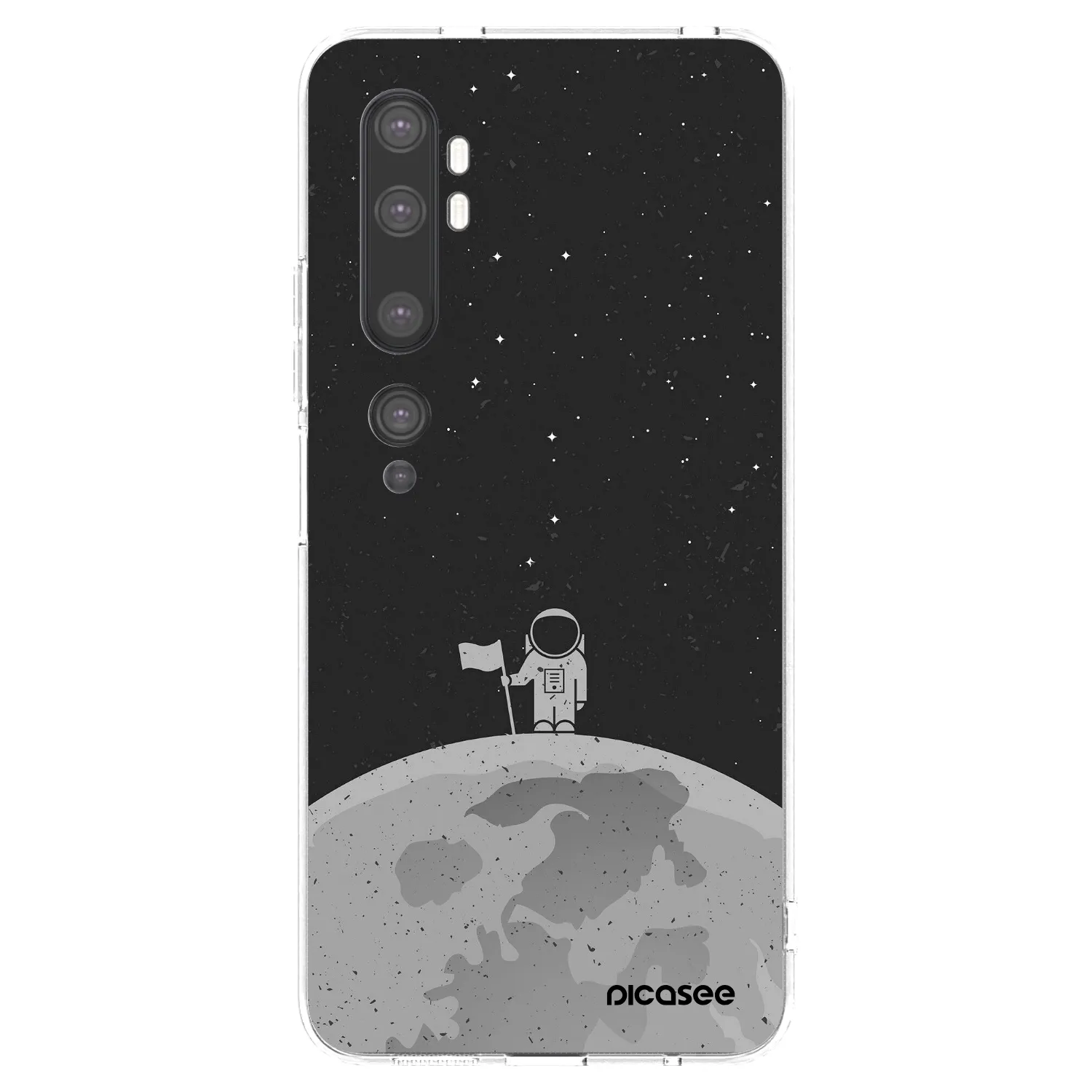 Picasee husă transparentă din silicon pentru Xiaomi Mi Note 10 (Pro) - Astronaut