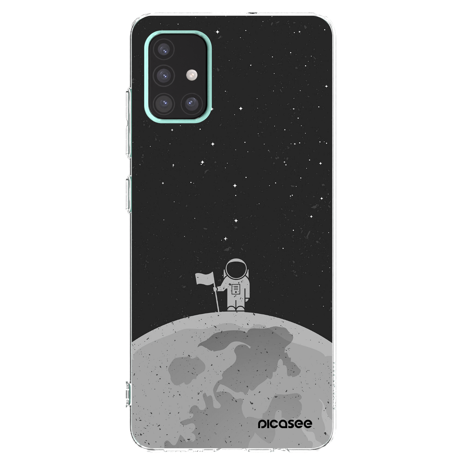 Picasee husă transparentă din silicon pentru Samsung Galaxy A51 A515F - Astronaut