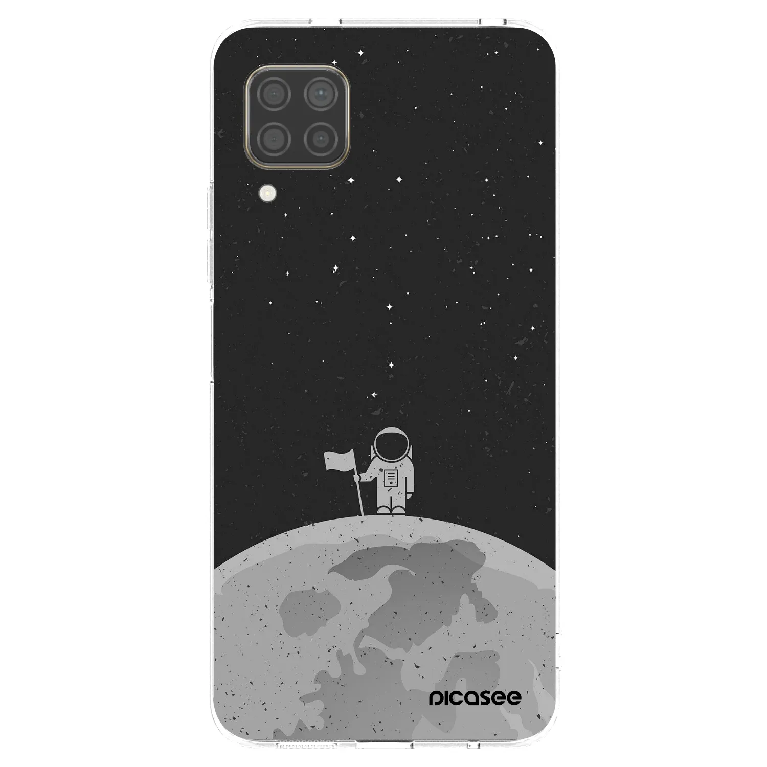 Picasee husă transparentă din silicon pentru Huawei P40 Lite - Astronaut