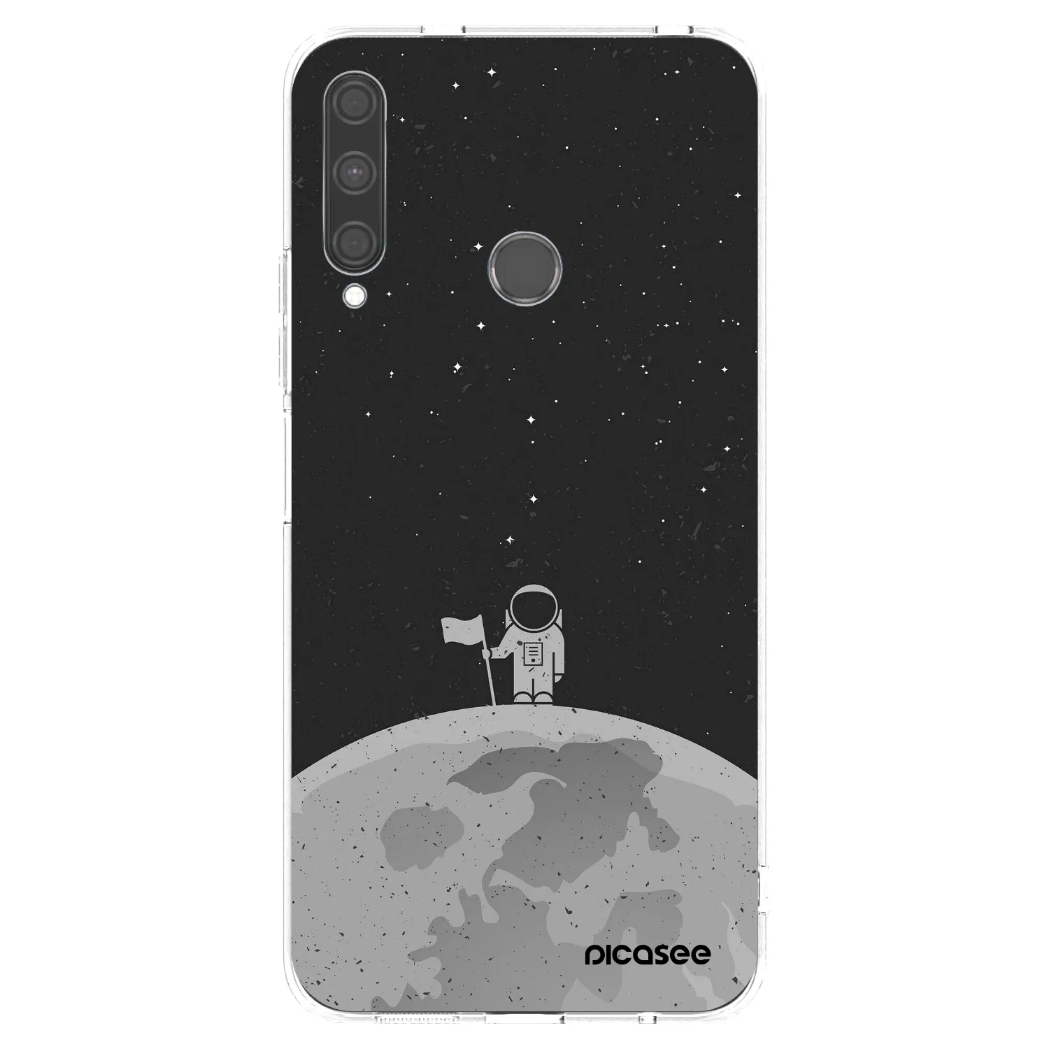 Picasee husă transparentă din silicon pentru Huawei P40 Lite E - Astronaut