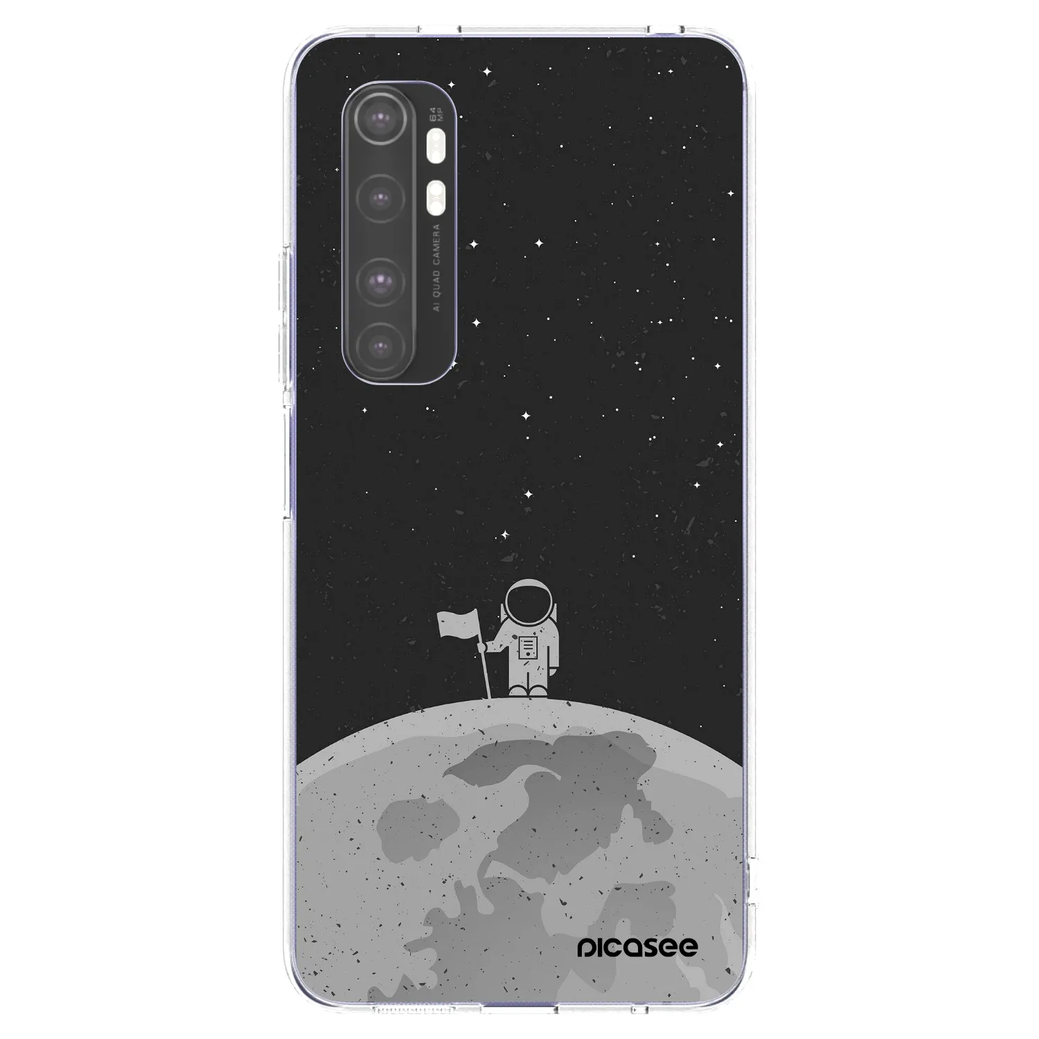Picasee husă transparentă din silicon pentru Xiaomi Mi Note 10 Lite - Astronaut