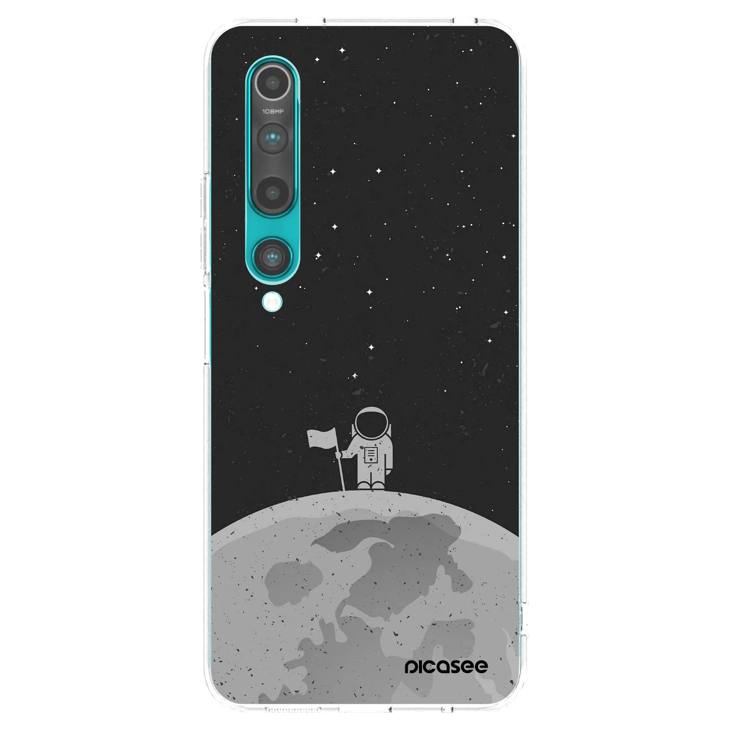 Picasee husă transparentă din silicon pentru Xiaomi Mi 10 - Astronaut