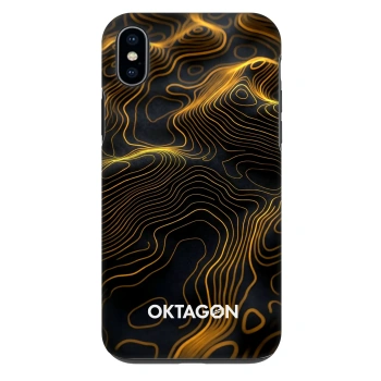 Husă pentru Apple iPhone XS Max - OKTAGON - Fightflow Abstract