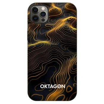 Husă pentru Apple iPhone 12 Pro Max - OKTAGON - Fightflow Abstract
