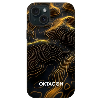 Husă pentru Apple iPhone 15 - OKTAGON - Fightflow Abstract