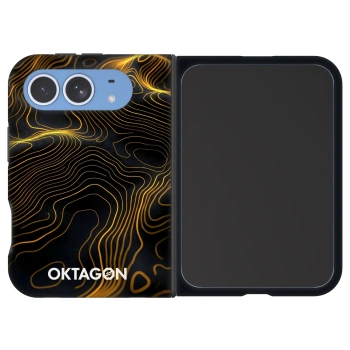 Husă pentru Apple iPhone Duo - OKTAGON - Fightflow Abstract