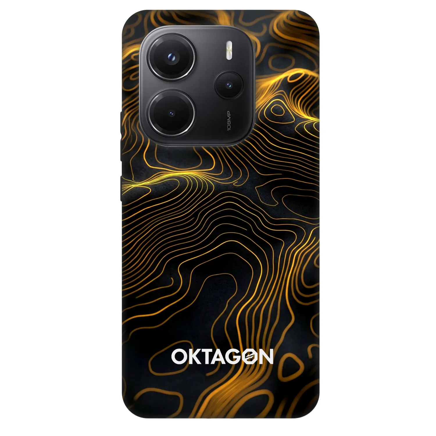 Picasee Fashion Case pentru Xiaomi Redmi Note 14 5G - OKTAGON - Fightflow Abstract