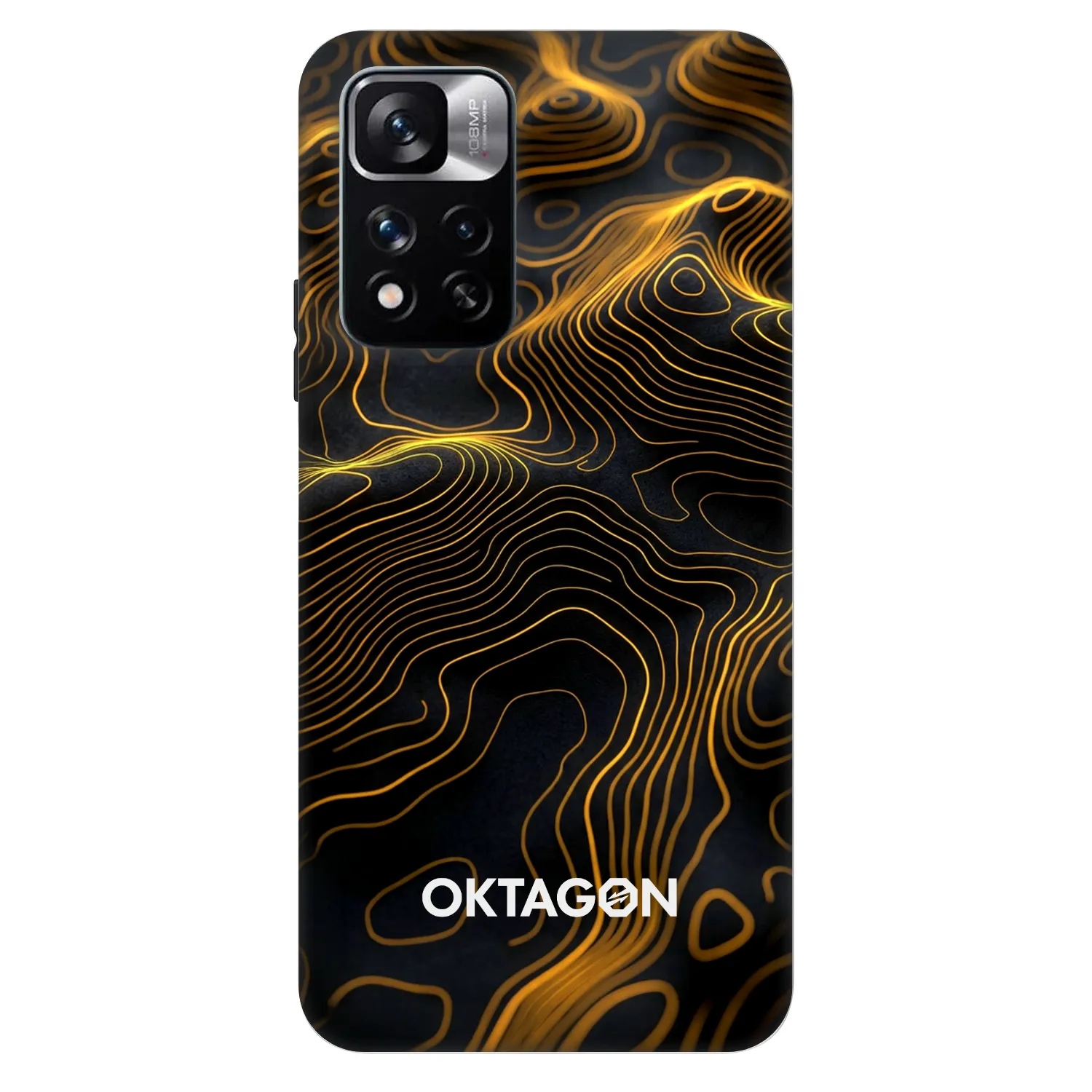 Picasee Fashion Case pentru Xiaomi Redmi Note 11 Pro - OKTAGON - Fightflow Abstract