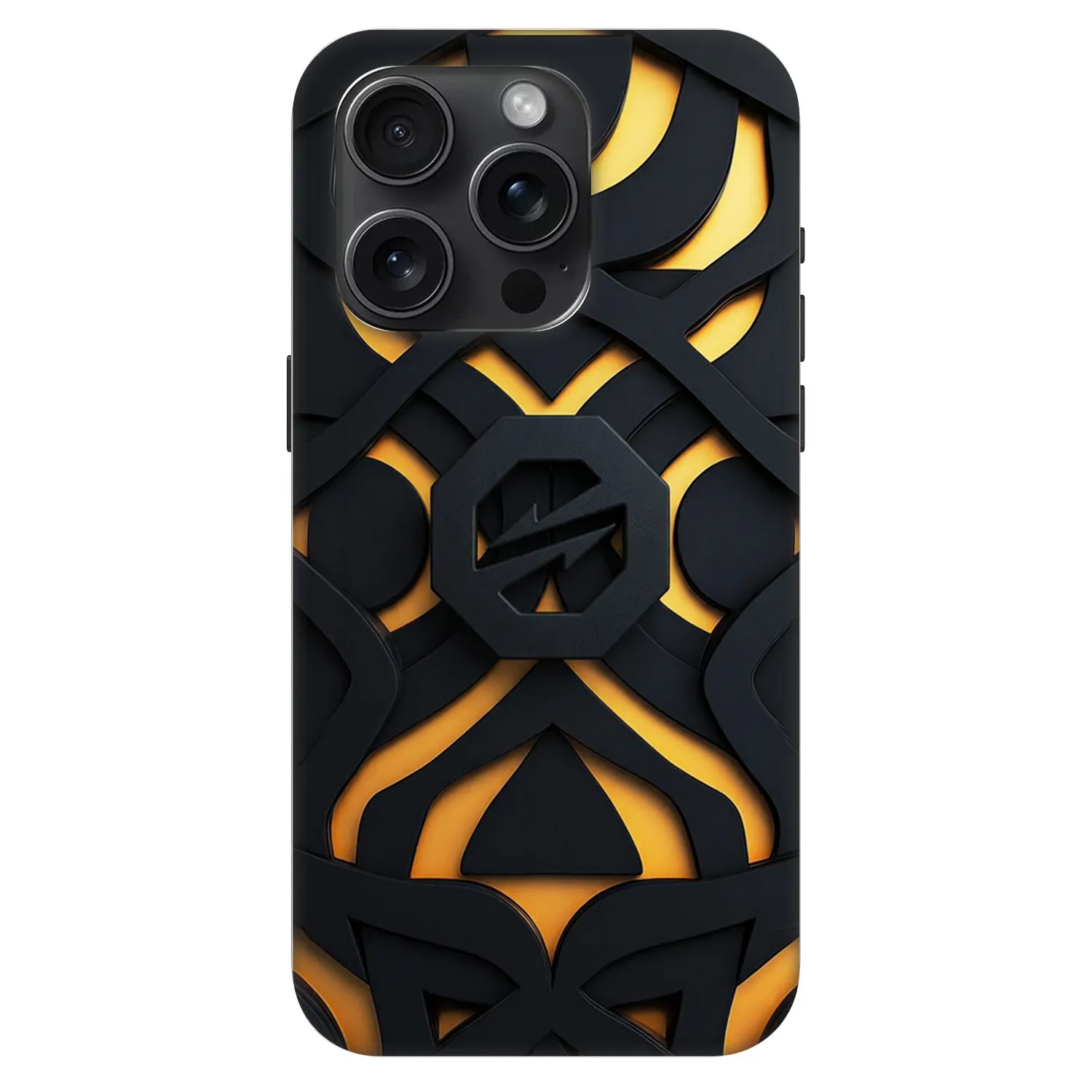 Picasee Fashion Case MagSafe pentru Apple iPhone 15 Pro - OKTAGON - Impact Abstract