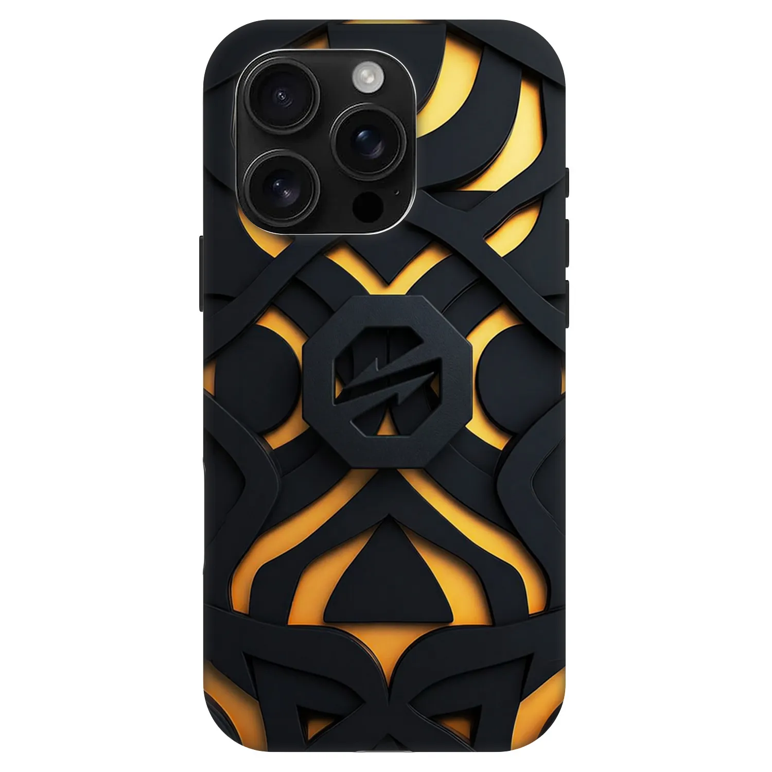 Picasee Fashion Case MagSafe pentru Apple iPhone 16 Pro - OKTAGON - Impact Abstract