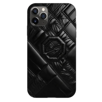 Husă pentru Apple iPhone 11 Pro - OKTAGON - Puffer Blackout