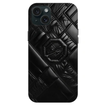 Husă pentru Apple iPhone 15 Plus - OKTAGON - Puffer Blackout