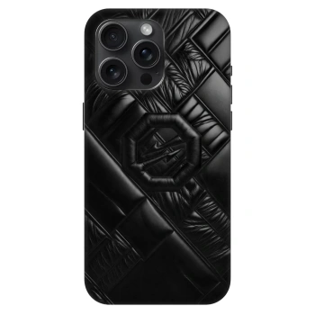 Husă pentru Apple iPhone 15 Pro Max - OKTAGON - Puffer Blackout