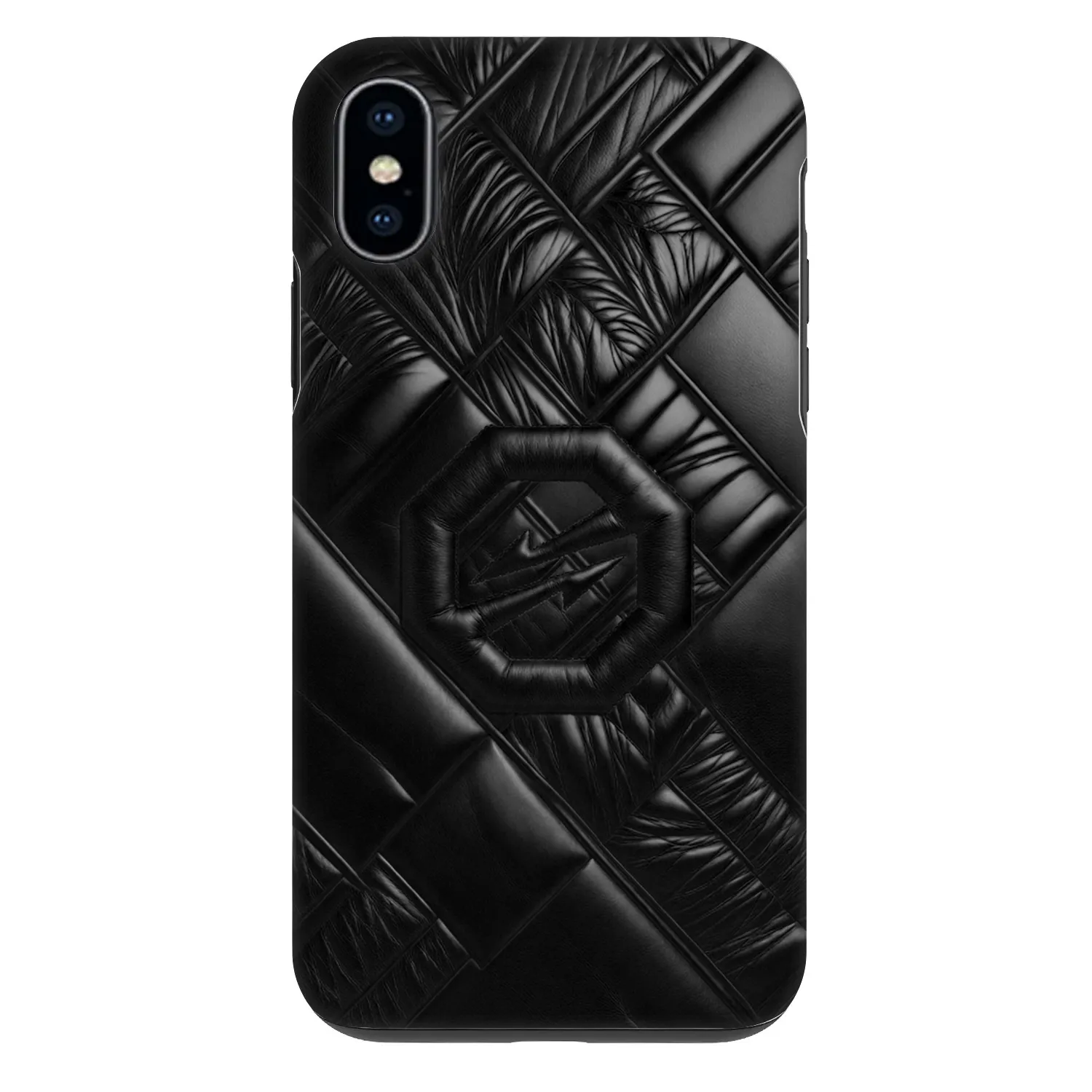 Picasee Fashion Case pentru Apple iPhone X/XS - OKTAGON - Puffer Blackout