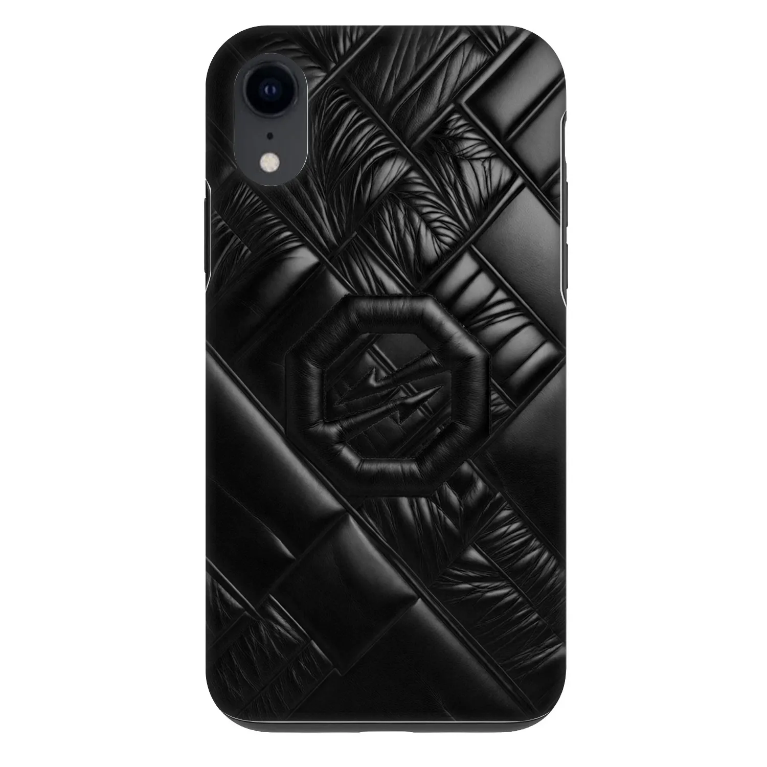 Picasee Fashion Case pentru Apple iPhone XR - OKTAGON - Puffer Blackout