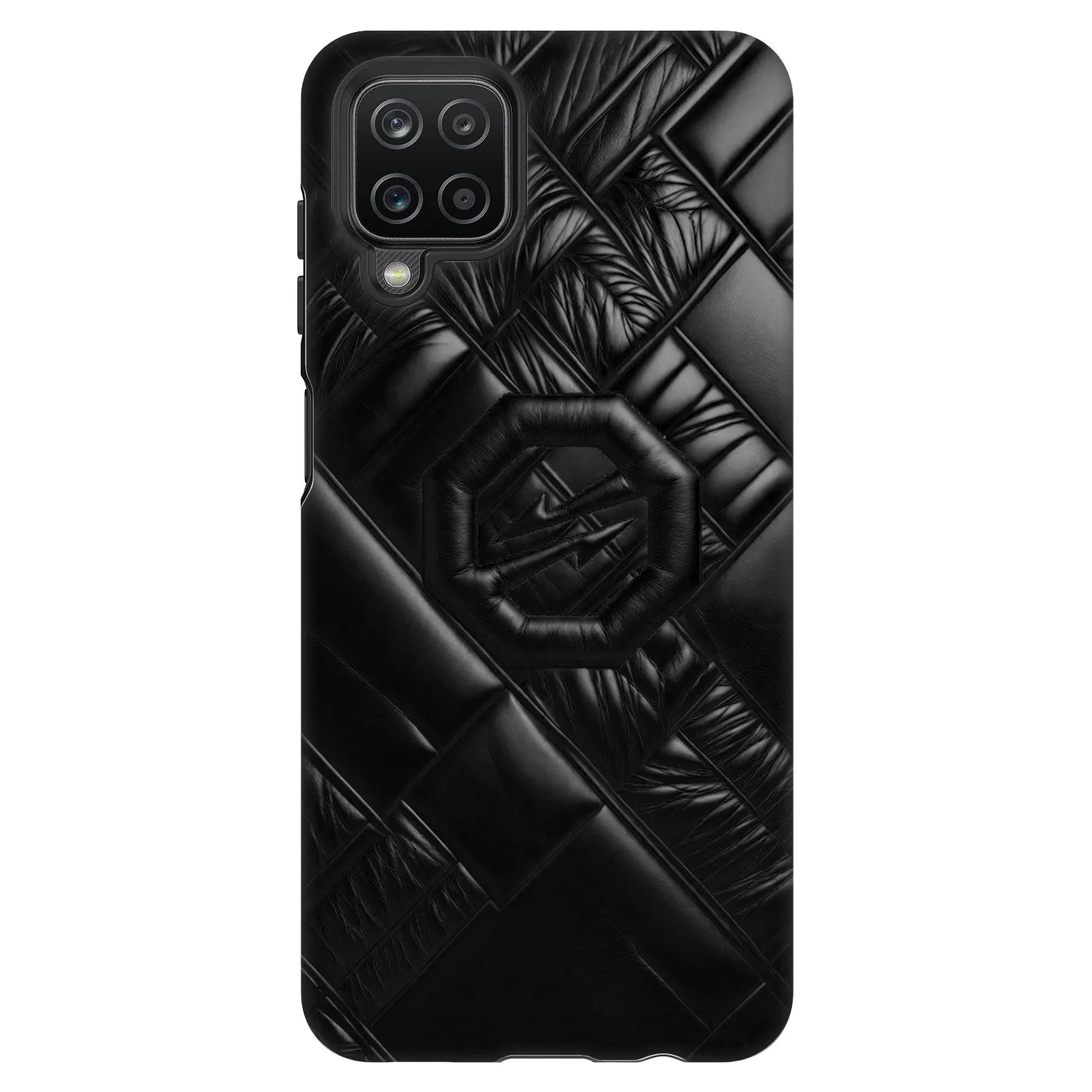 Picasee Fashion Case pentru Samsung Galaxy A12 A125F - OKTAGON - Puffer Blackout