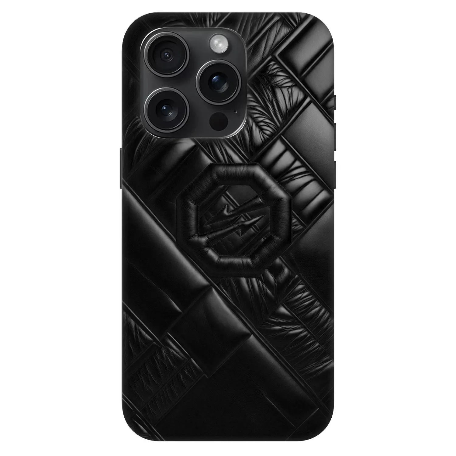 Picasee Fashion Case MagSafe pentru Apple iPhone 15 Pro - OKTAGON - Puffer Blackout