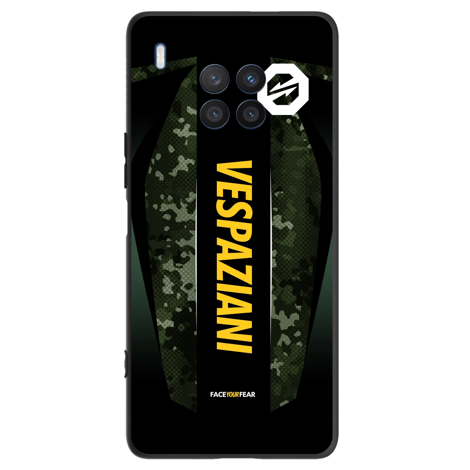 Picasee husă neagră din silicon pentru Honor 50 Lite - OKTAGON - Vespaziani Fight Jersey