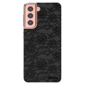 Picasee husă transparentă din silicon pentru Samsung Galaxy S21 5G G991B - Dark Elegance