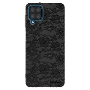 Picasee husă transparentă din silicon pentru Samsung Galaxy A12 A125F - Dark Elegance