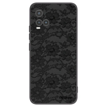 Picasee husă neagră din silicon pentru Vivo Y33s - Dark Elegance