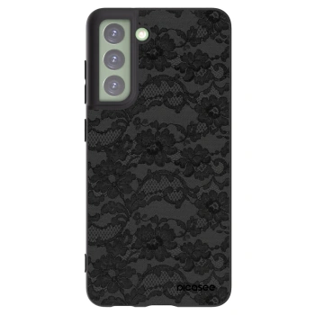 Picasee husă neagră din silicon pentru Samsung Galaxy S21 FE 5G - Dark Elegance