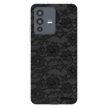 Picasee husă transparentă din silicon pentru Vivo V23 5G - Dark Elegance