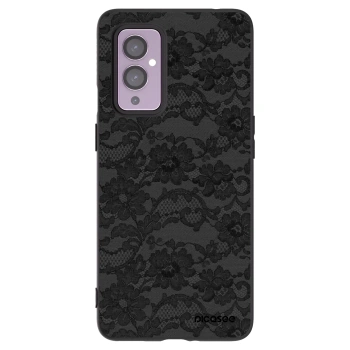 Picasee husă neagră din silicon pentru OnePlus 9 - Dark Elegance