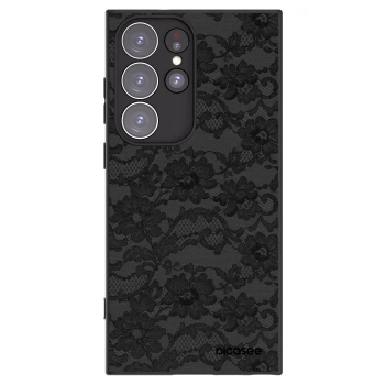 Picasee husă neagră din silicon pentru Samsung Galaxy S23 Ultra 5G - Dark Elegance