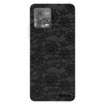 Picasee husă transparentă din silicon pentru Motorola Moto G72 - Dark Elegance