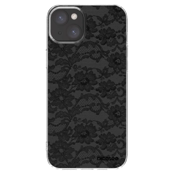 Picasee husă transparentă din silicon pentru Apple iPhone 15 Plus - Dark Elegance