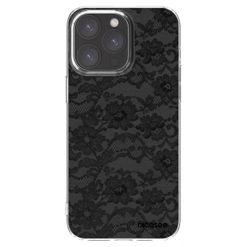 Picasee husă transparentă din silicon pentru Apple iPhone 15 Pro Max - Dark Elegance