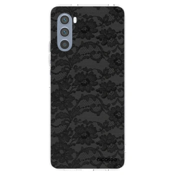 Picasee husă transparentă din silicon pentru Motorola Moto G62 - Dark Elegance