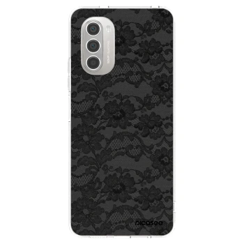 Picasee husă transparentă din silicon pentru Motorola Moto G51 - Dark Elegance