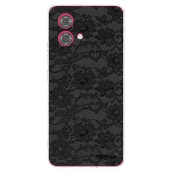 Picasee husă transparentă din silicon pentru Motorola Moto G84 5G - Dark Elegance