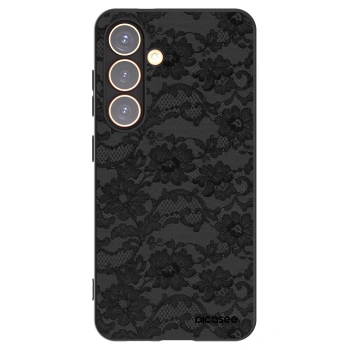 Picasee husă neagră din silicon pentru Samsung Galaxy S24 S921B 5G - Dark Elegance